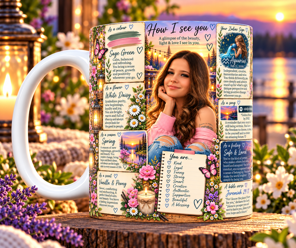 How I See You Custom 11 or 15 oz Ceramic Mugs