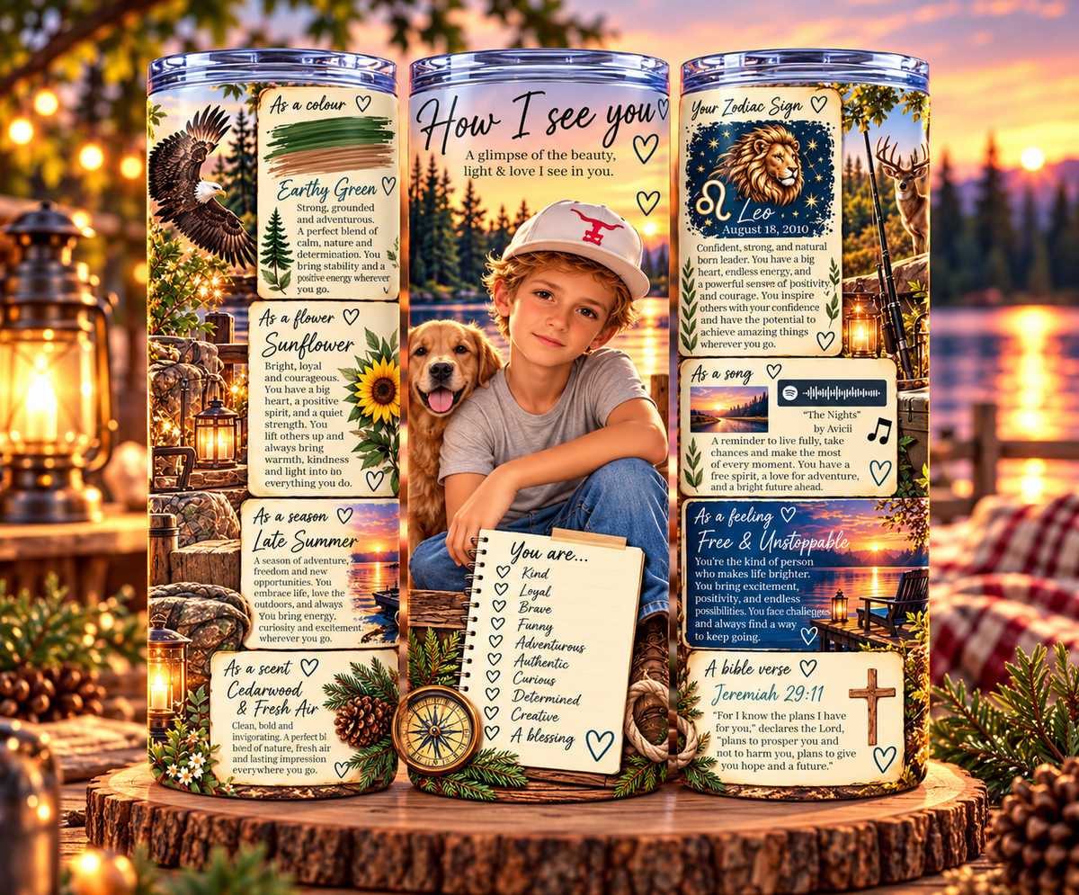 How I See You Custom 20 oz Tumbler