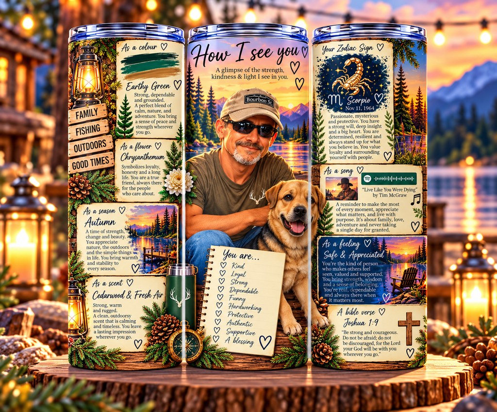 How I See You Custom 20 oz Tumbler