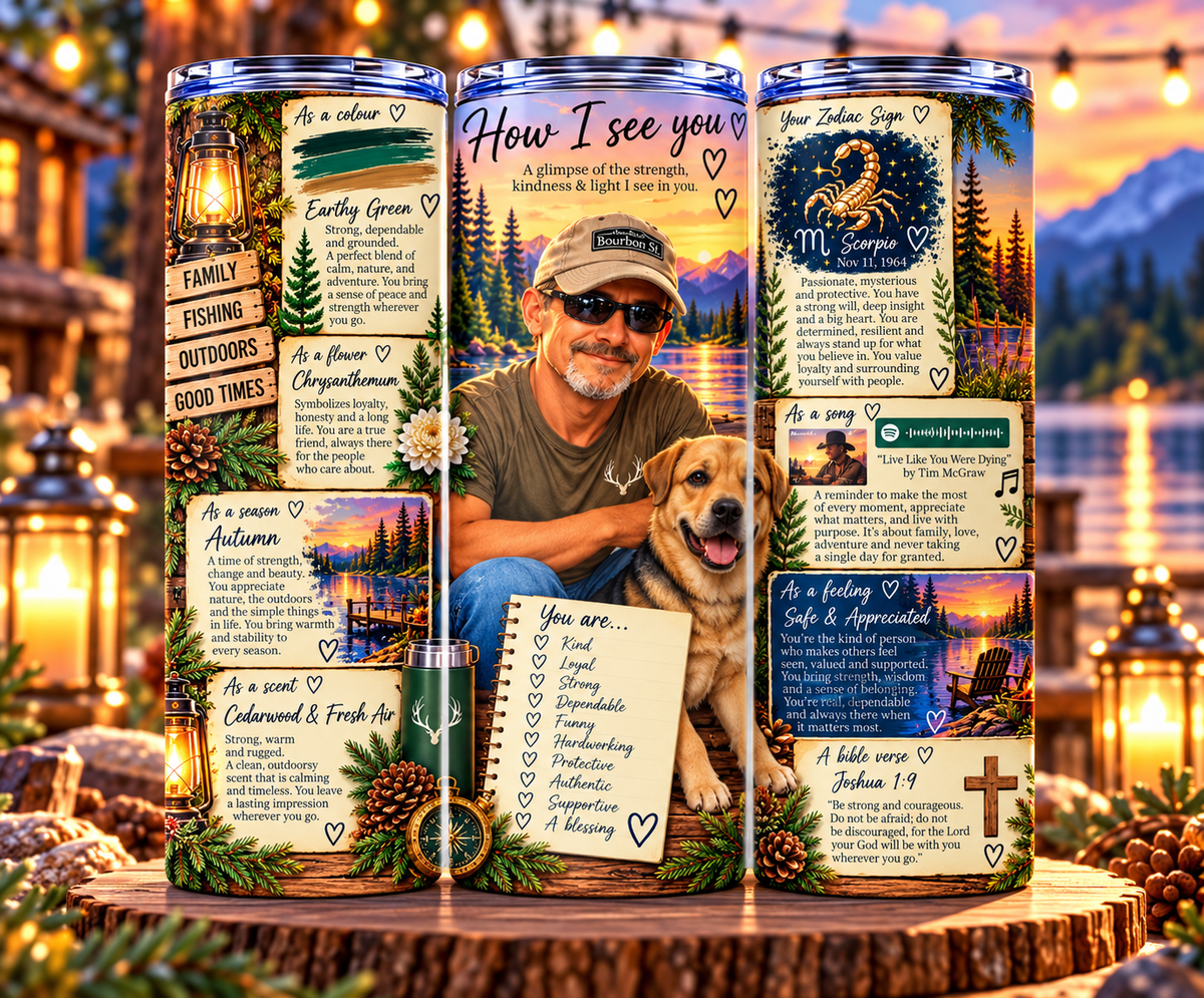 How I See You Custom 20 oz Tumbler