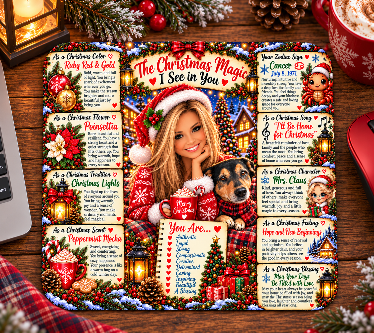 Christmas Magic Custom Mousepads