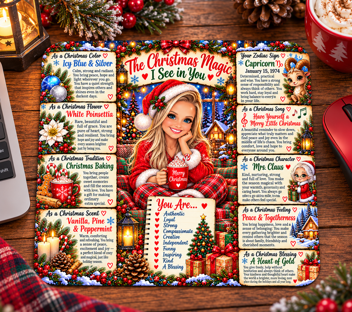 Christmas Magic Custom Mousepads