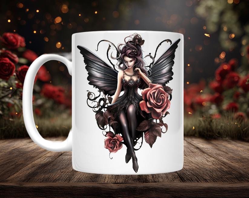Black-Winged Pixie Mugs