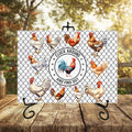 Cluck Around and Find Our Glass Cutting Board