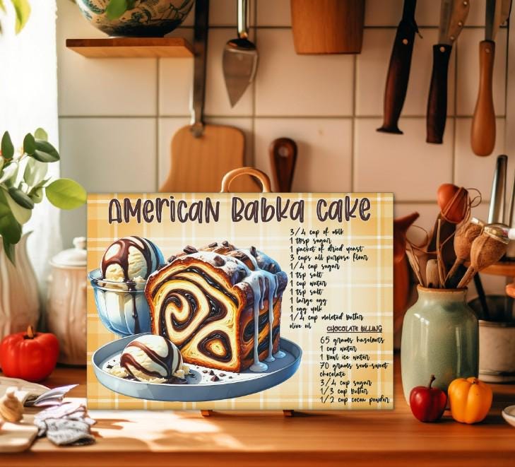 Dessert Recipe Glass Cutting Boards (10 designs)