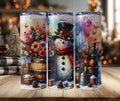 Top Hat Christmas Snowman Tumbler