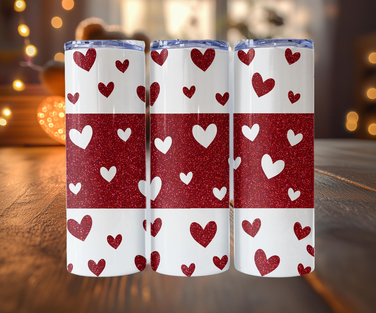 Valentine Heart Tumblers (7 variations)