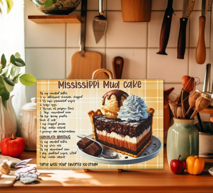 Dessert Recipe Glass Cutting Boards (10 designs)