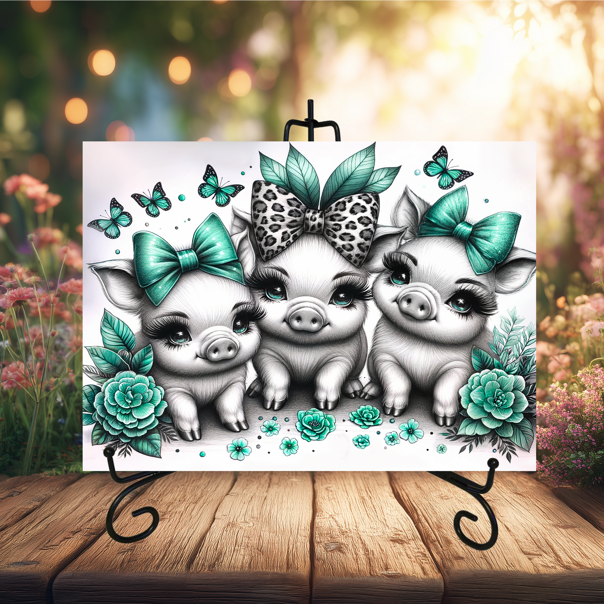 Bow Animals Glass Cutting Boards