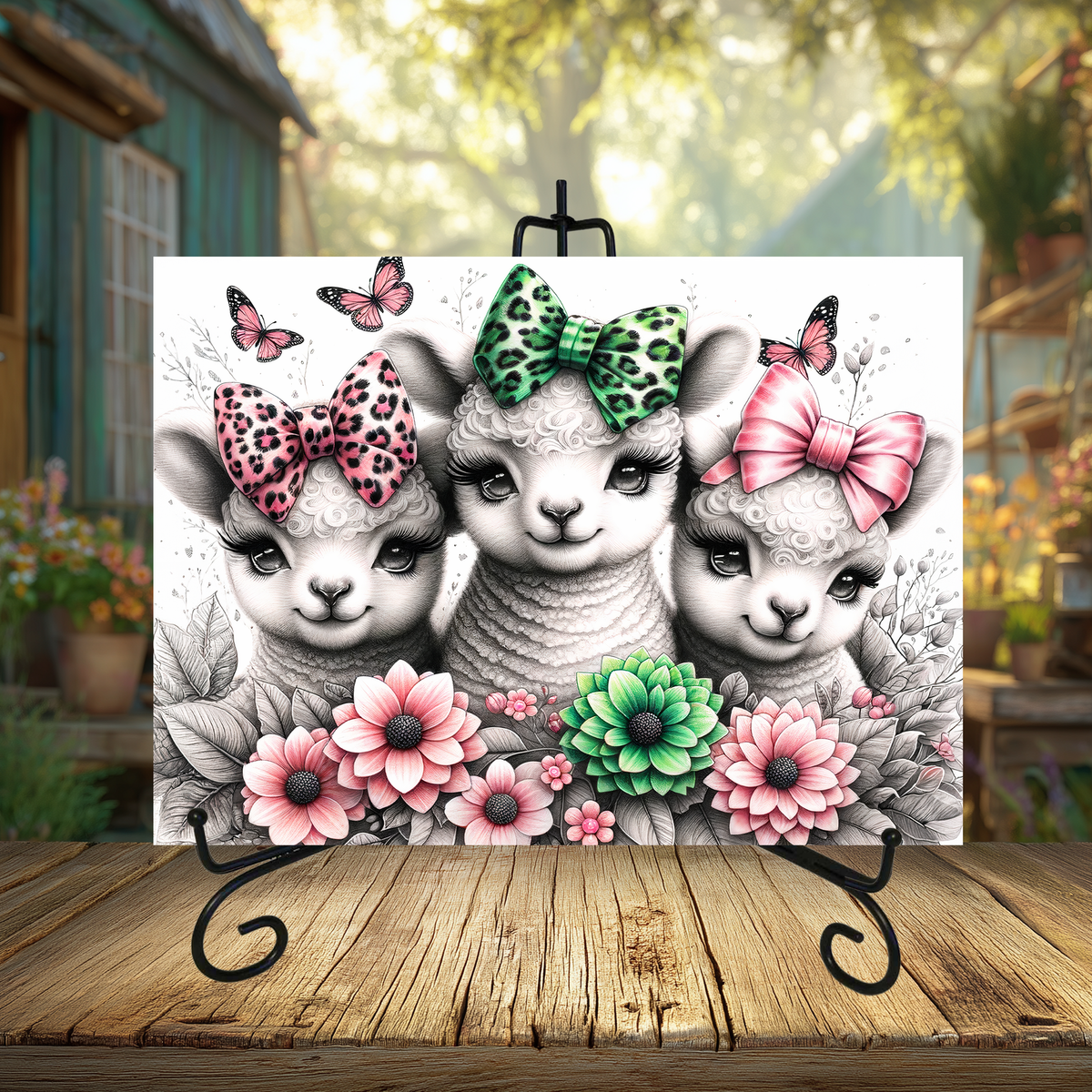 Bow Animals Glass Cutting Boards