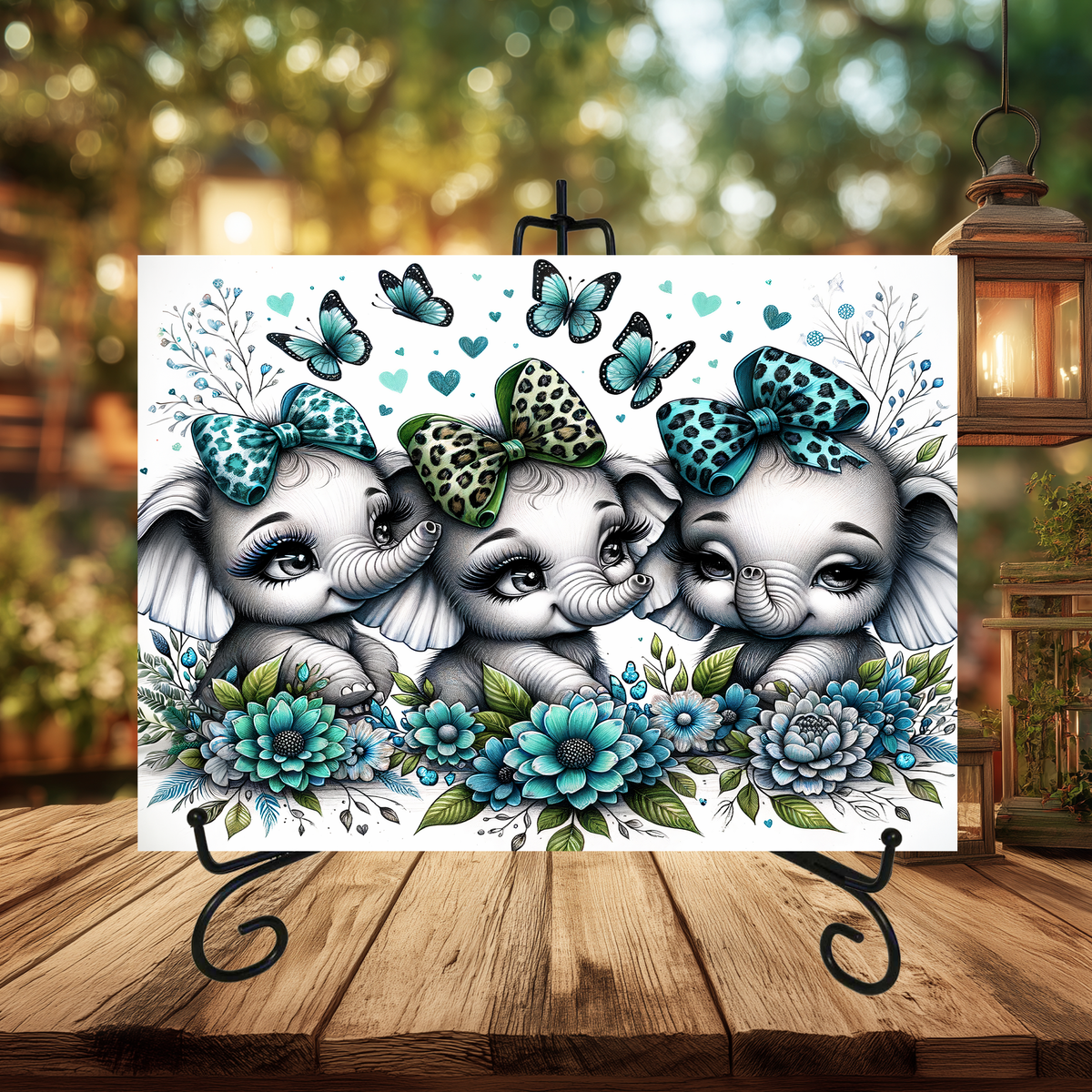 Bow Animals Glass Cutting Boards