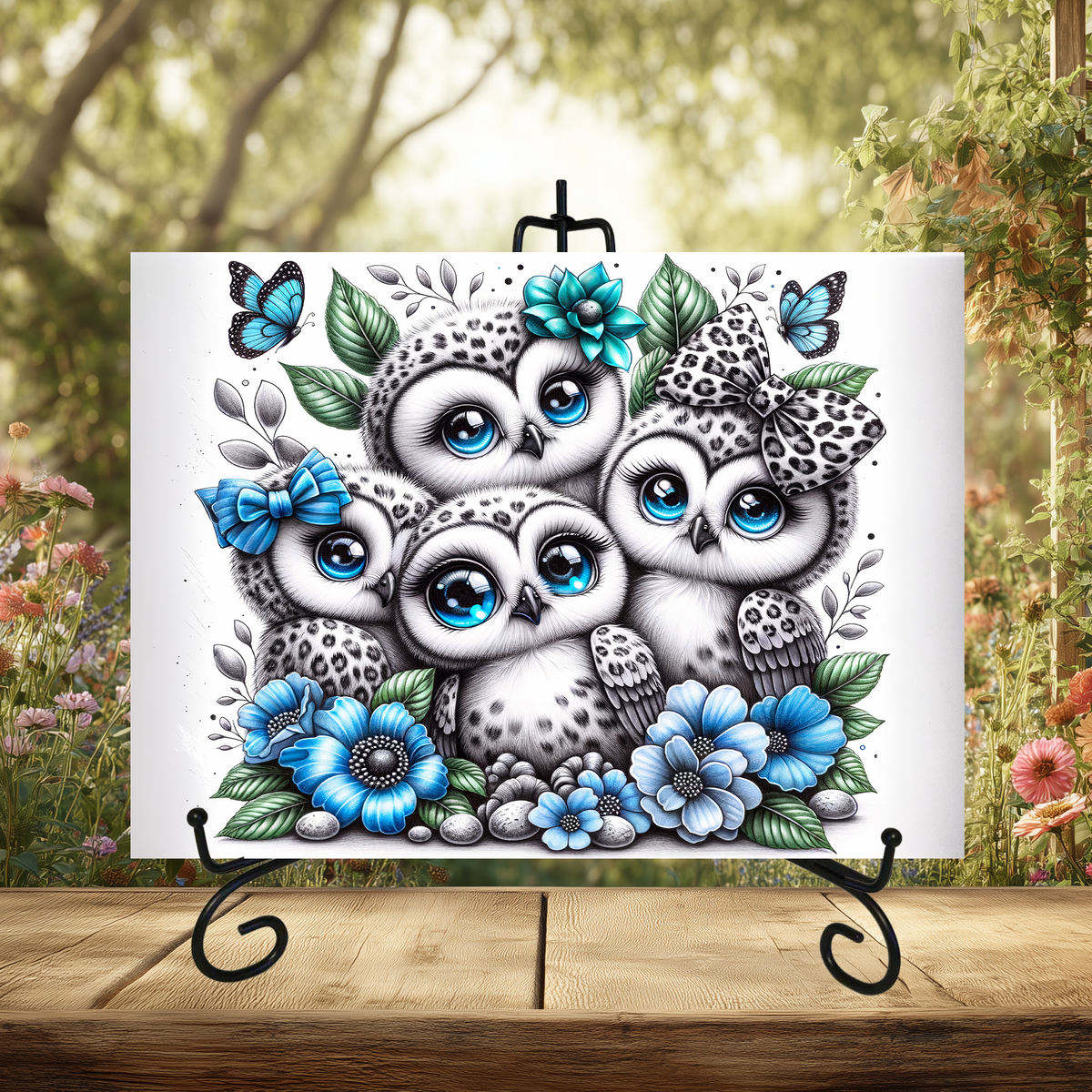 Bow Animals Glass Cutting Boards