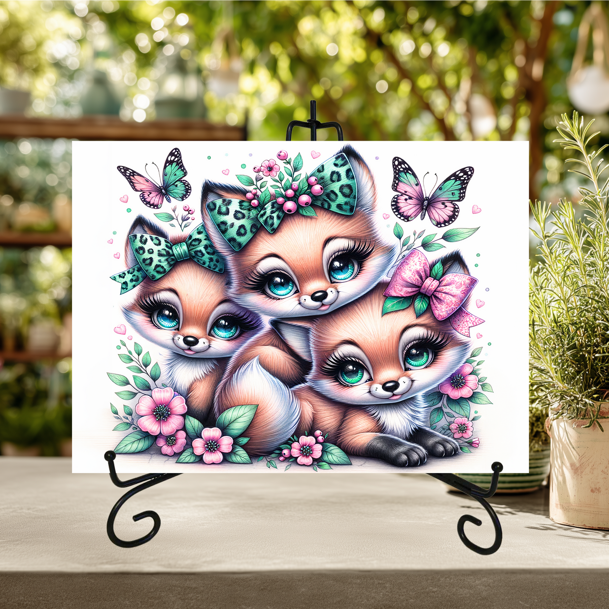 Bow Animals Glass Cutting Boards