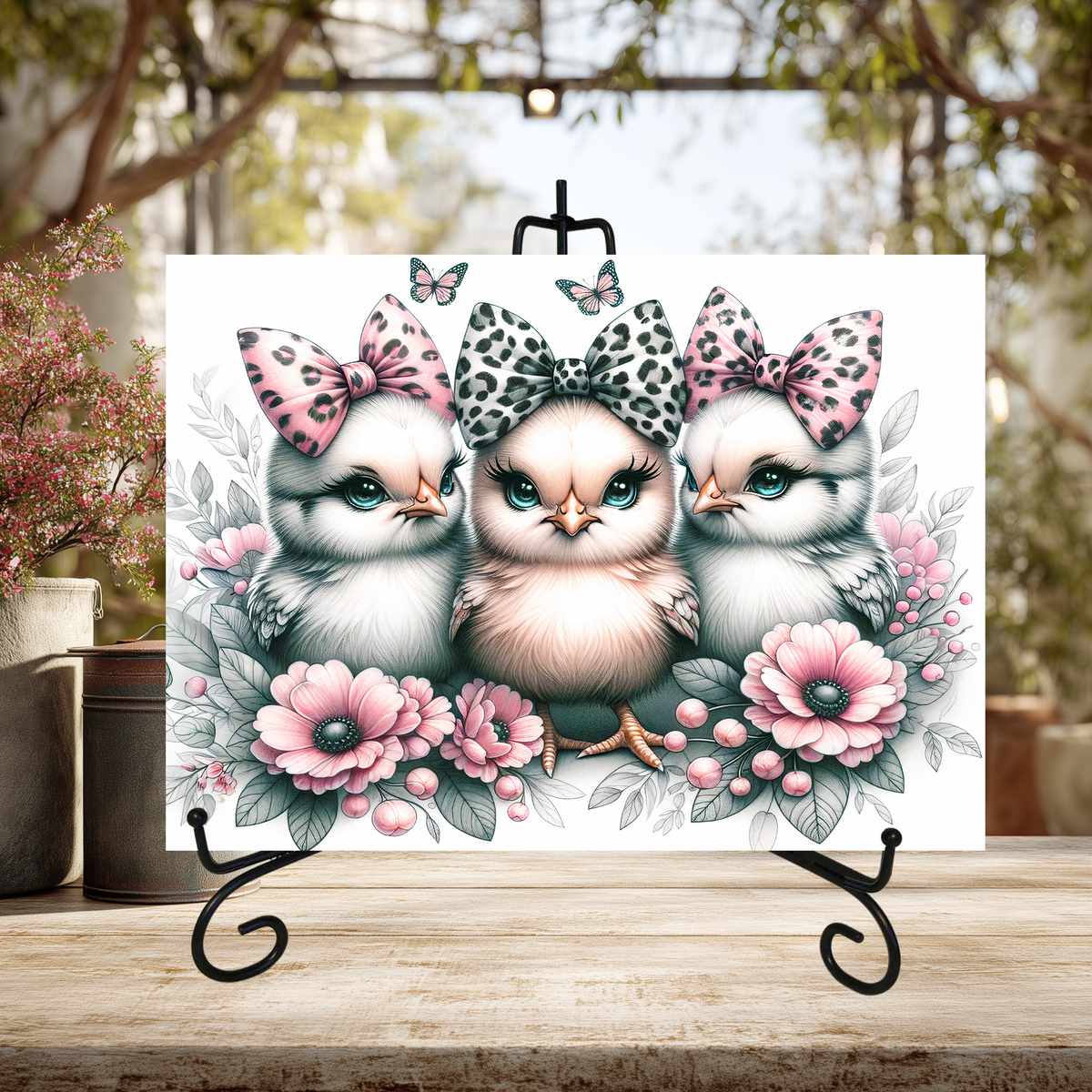 Bow Animals Glass Cutting Boards