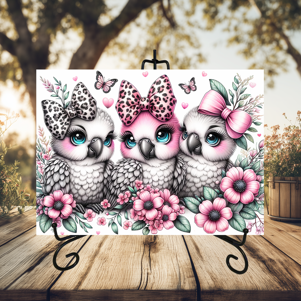 Bow Animals Glass Cutting Boards