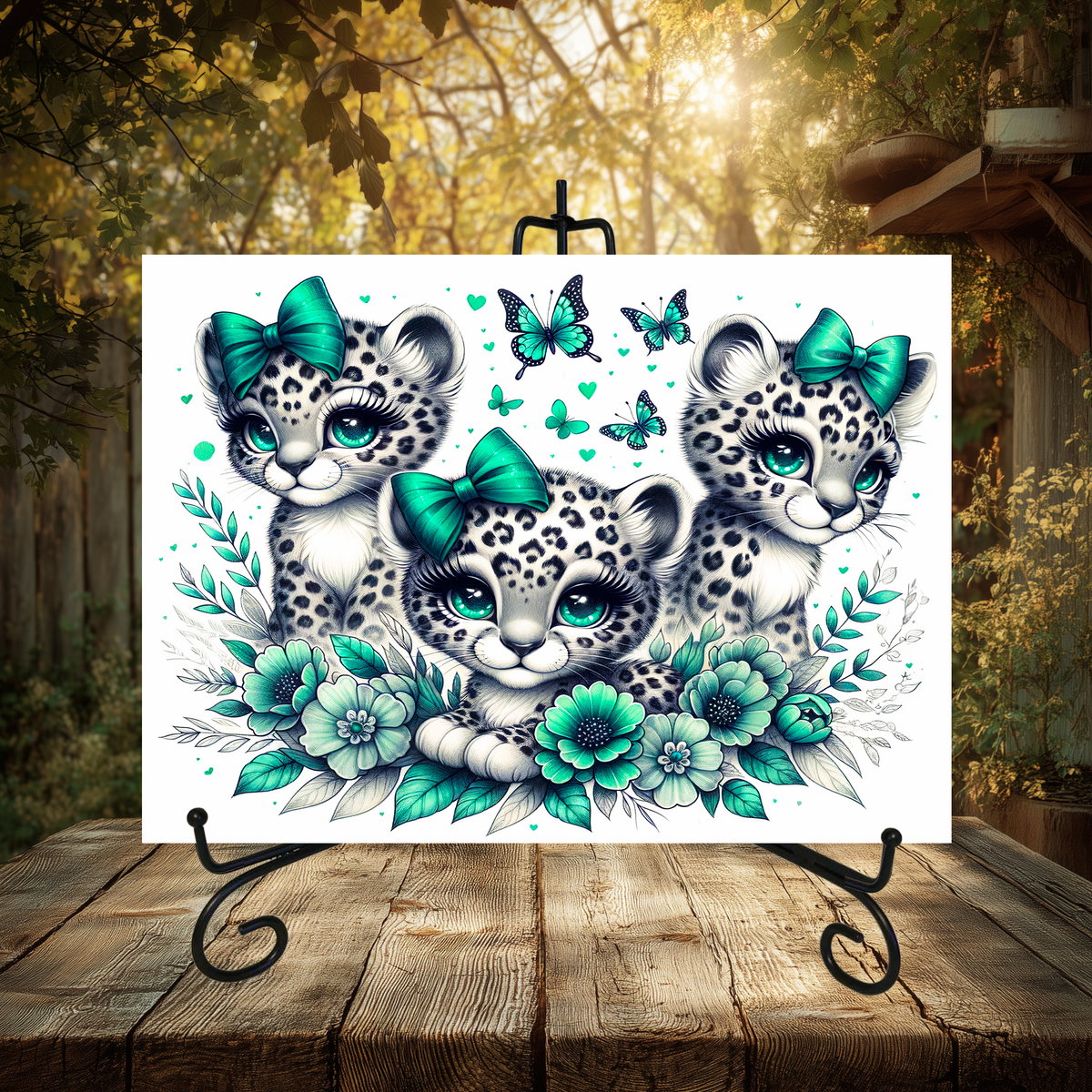 Bow Animals Glass Cutting Boards