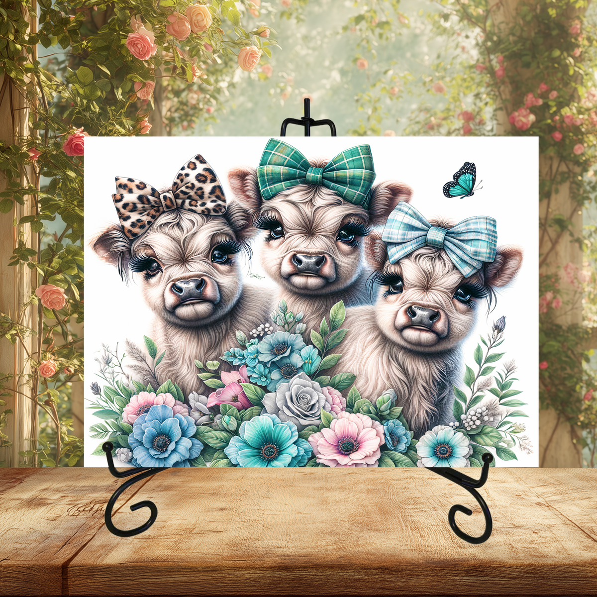 Bow Animals Glass Cutting Boards