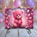 Teddy Bear Valentine Cutting Board