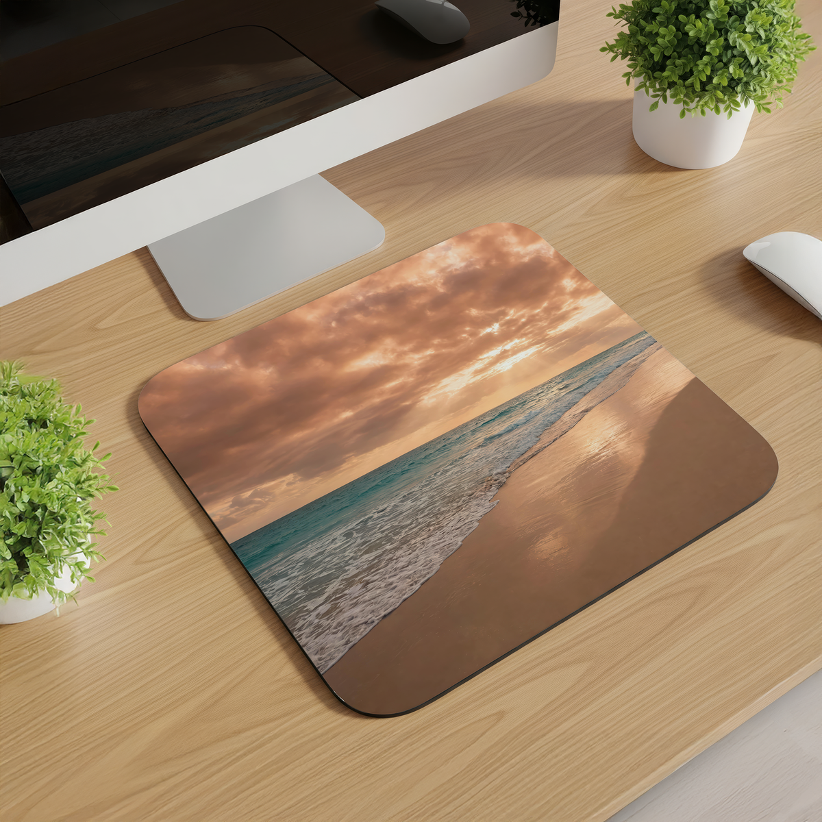 Beach Scene Mousepads