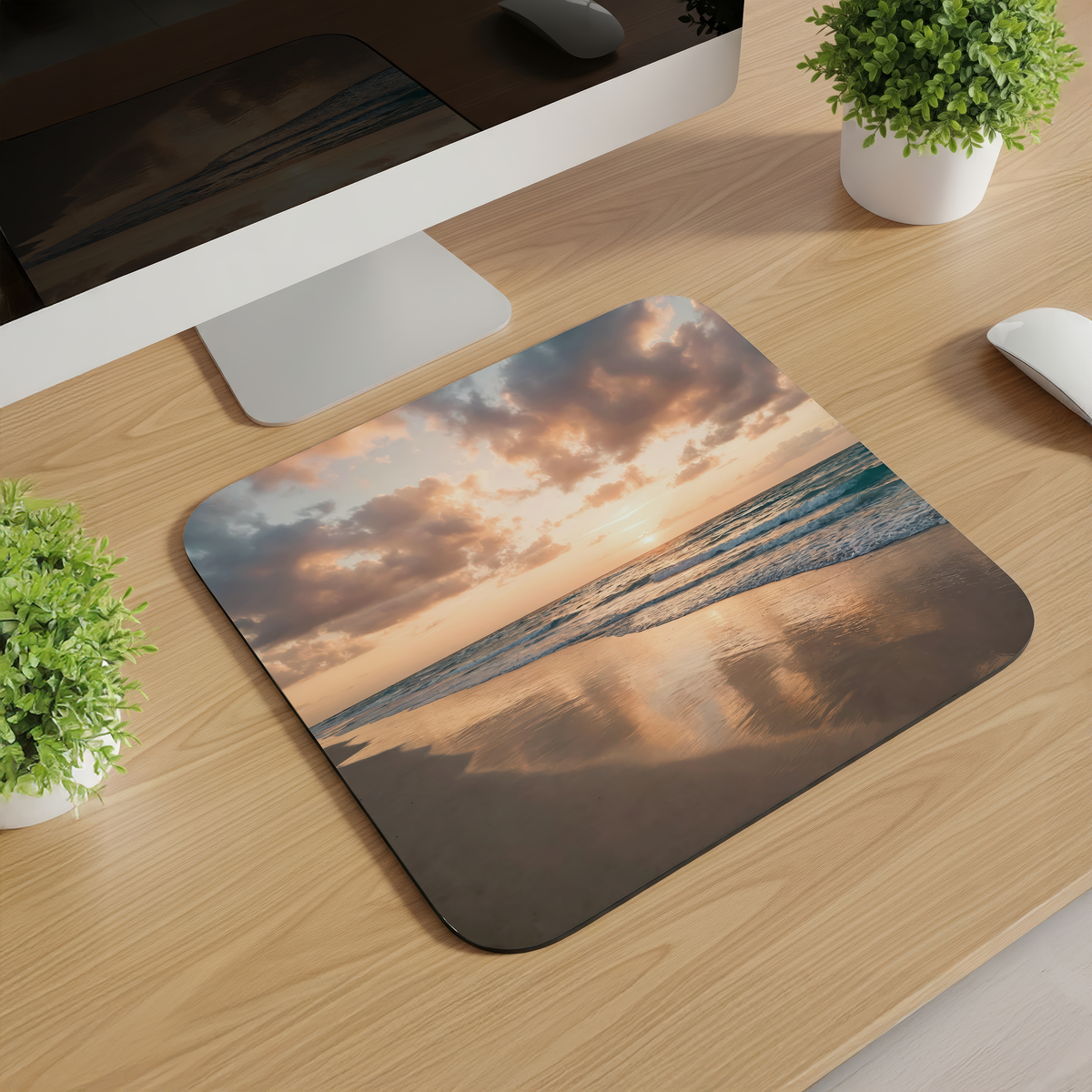 Beach Scene Mousepads