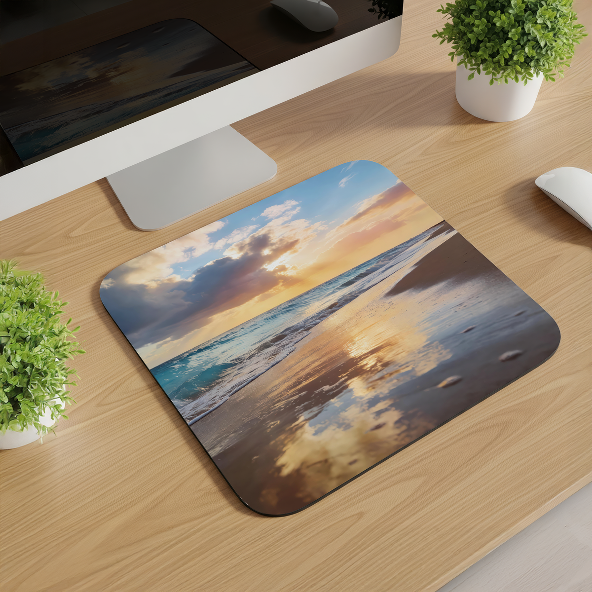 Beach Scene Mousepads