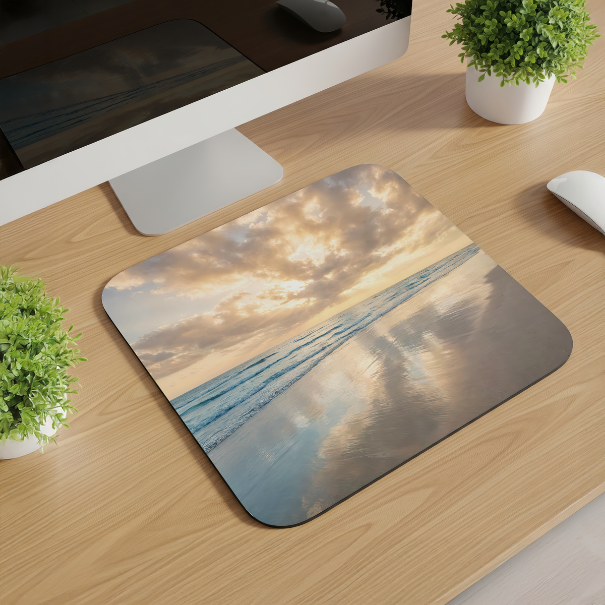 Beach Scene Mousepads
