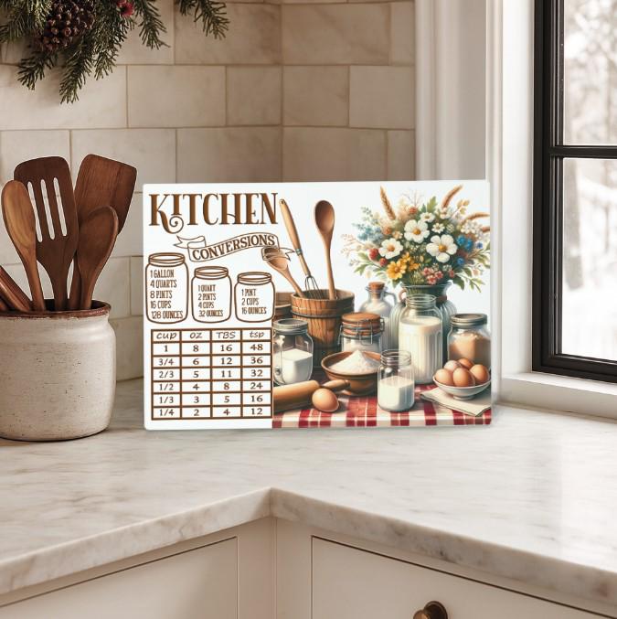 Kitchen Conversions Glass Cutting Board