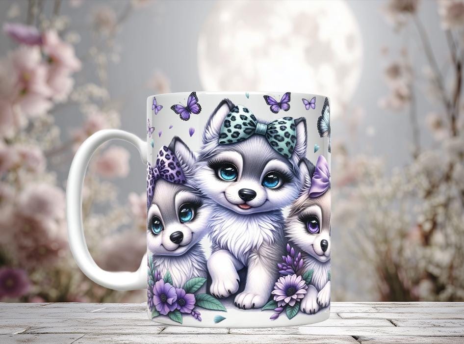 Bow Animal Mugs