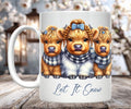 Let It Snow Highland Cow Mug