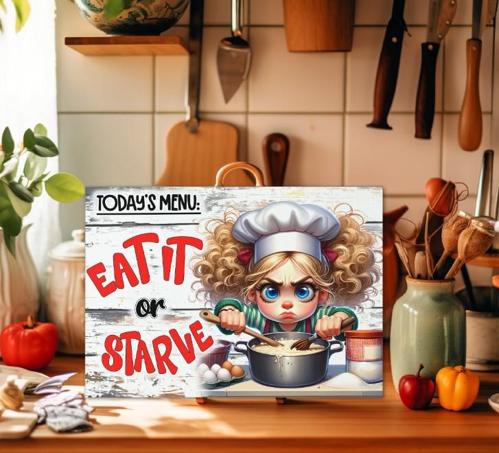 Humorous Glass Cutting Boards (10 designs)