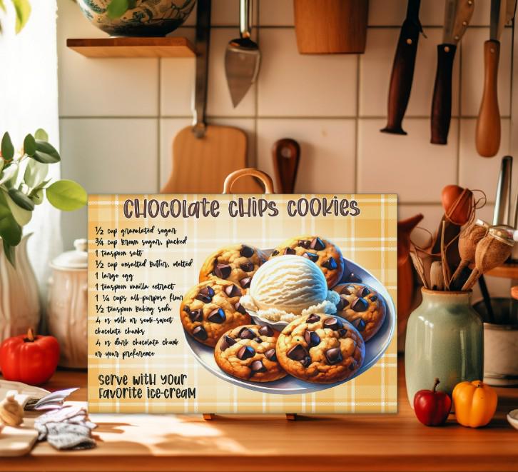 Dessert Recipe Glass Cutting Boards (10 designs)