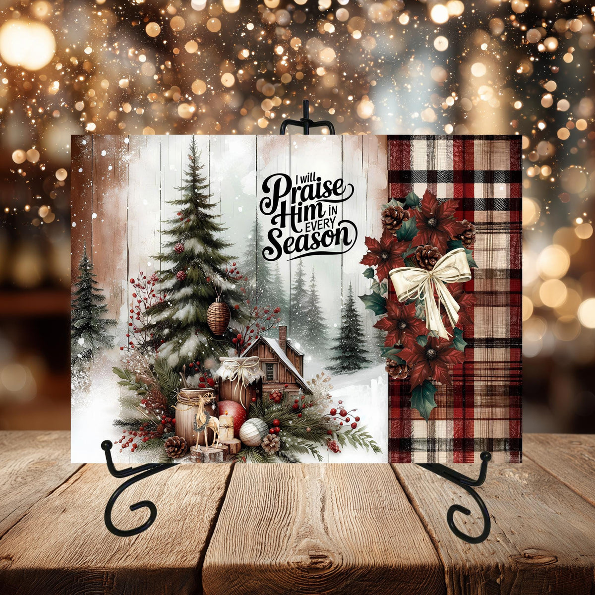 Praise Him Glass Cutting Board