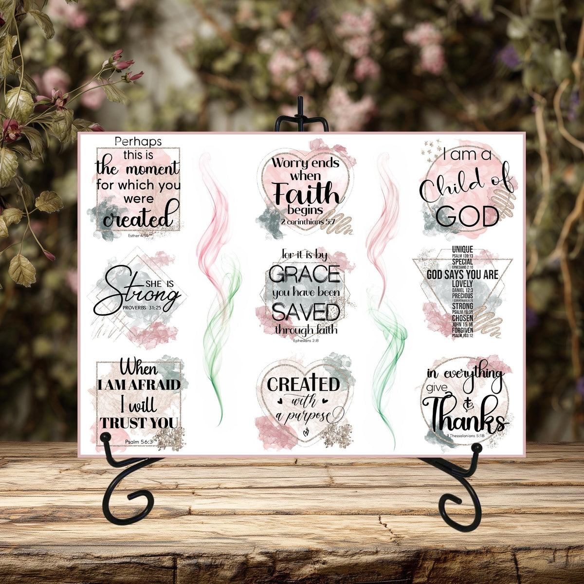 Scriptures Glass Cutting Board