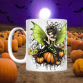 Green Halloween Fairy Mugs