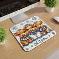 Let It Snow Highland Cow Mousepad