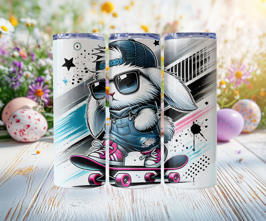 Skater Bunny Tumblers (6 colors)