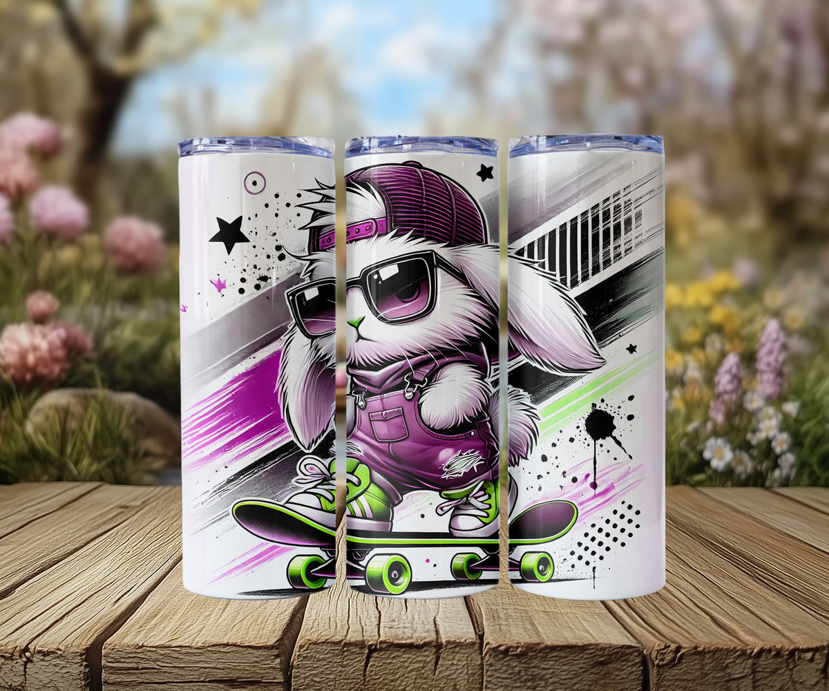 Skater Bunny Tumblers (6 colors)