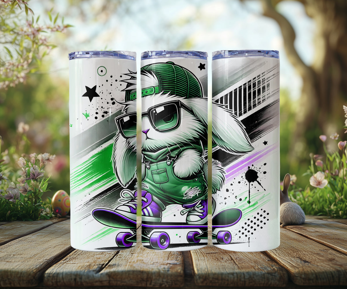 Skater Bunny Tumblers (6 colors)
