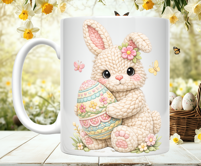Knitted Image Easter Animal Mugs (12 styles)