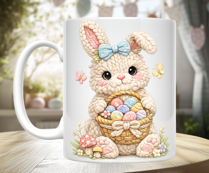 Knitted Image Easter Animal Mugs (12 styles)