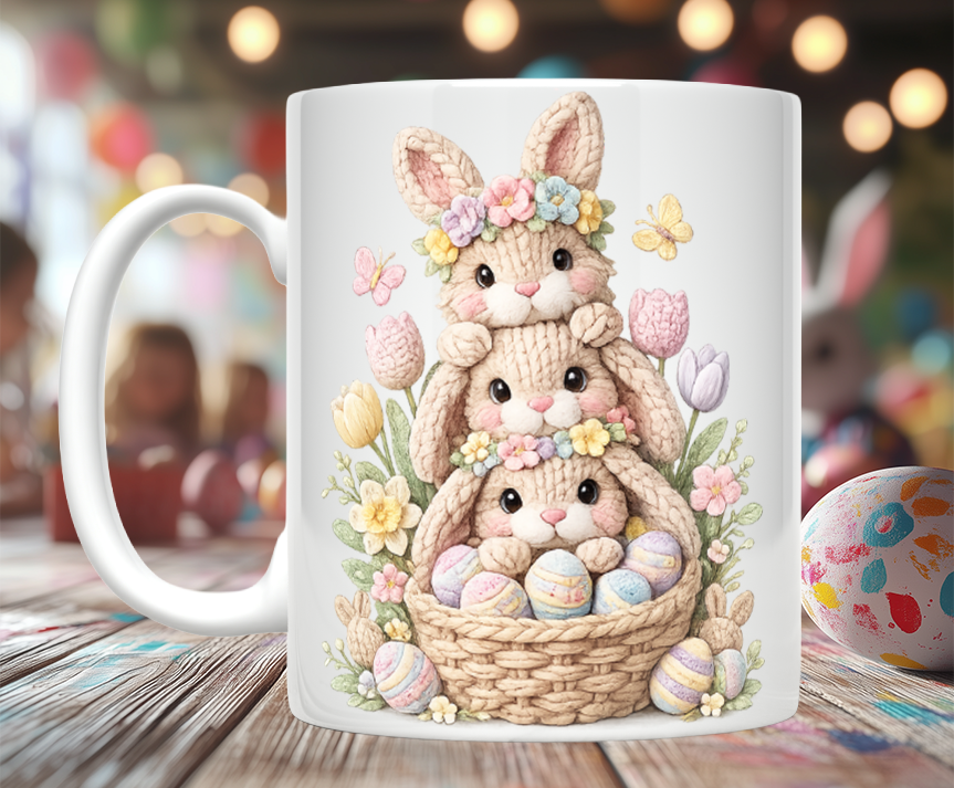 Knitted Easter Image Mugs (12 styles)