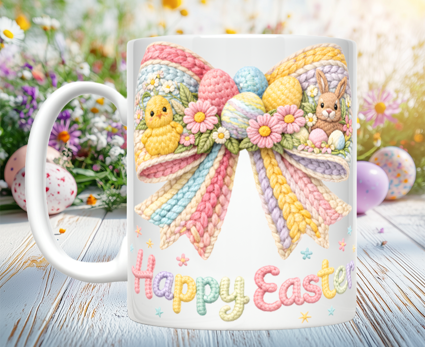 Knitted Easter Image Mugs (12 styles)