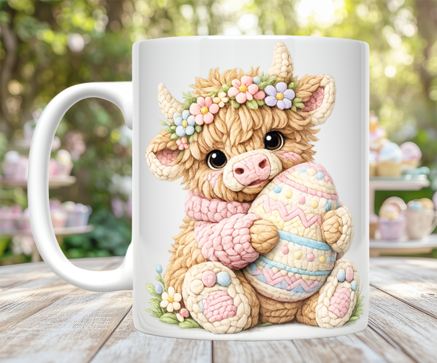 Knitted Image Easter Animal Mugs (12 styles)