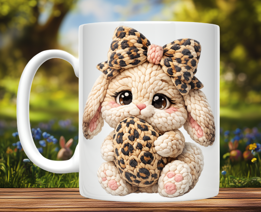 Knitted Image Easter Animal Mugs (12 styles)