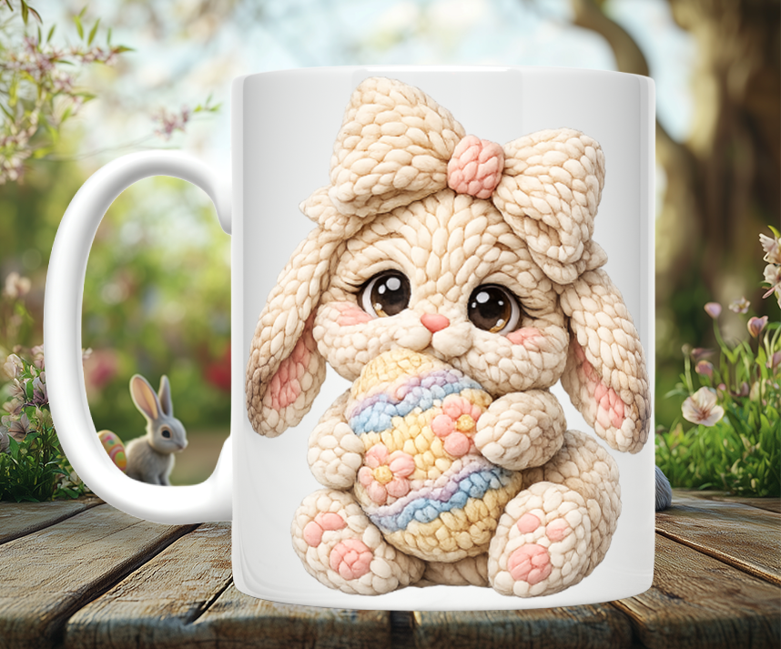 Knitted Image Easter Animal Mugs (12 styles)
