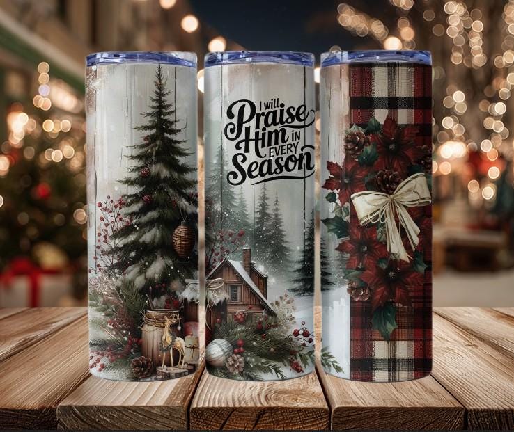 Praise Him Christmas Tumbler