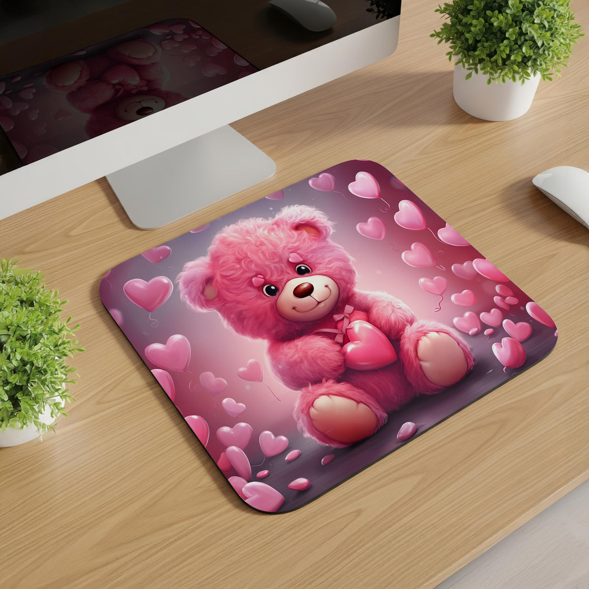 Valentine Bear Mousepad