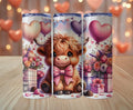 Valentine's Day Highland Cow Tumbler