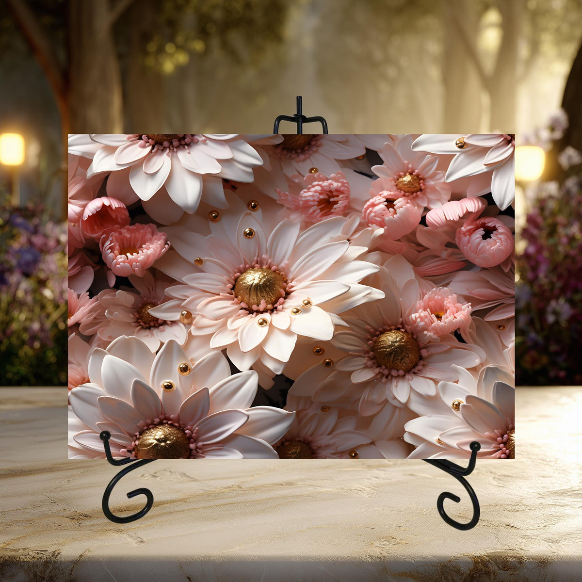 Floral Glass Cutting Boards