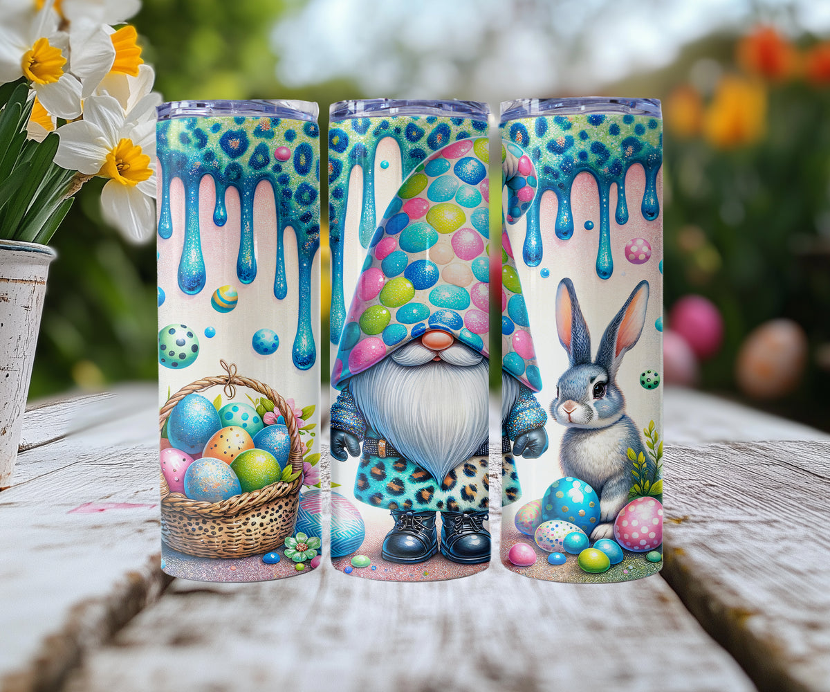 Dripping Paint Easter Gnome Tumblers